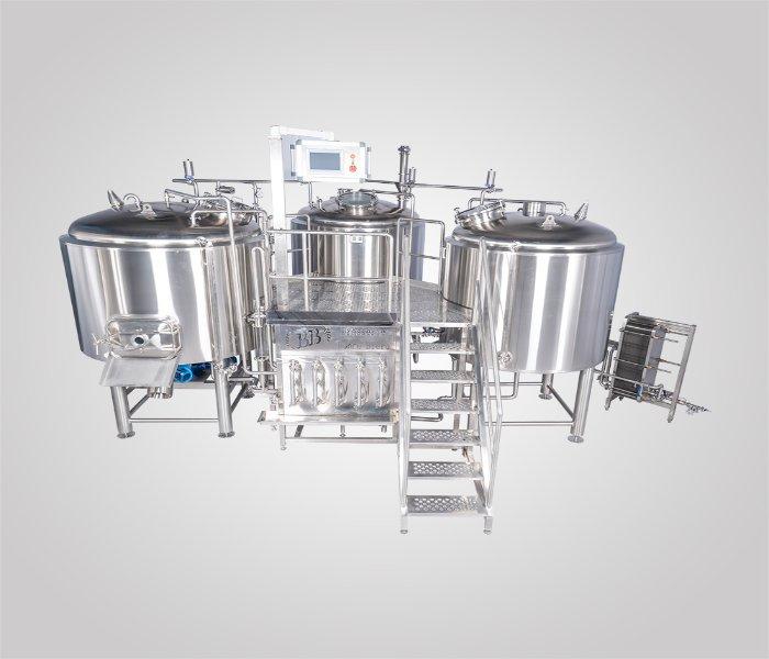 Cervecería de 3 recipientes de